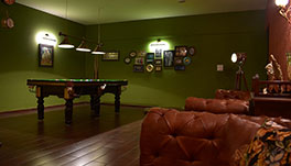 Lavasa Lake View Palace - private pool table in hall